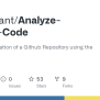 GitHub - Dev-Khant/Analyze-Github-Code: Get The Information Of A Github ...