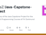 Github Greyez Java Capstone Project Repository Of The Java Capstone