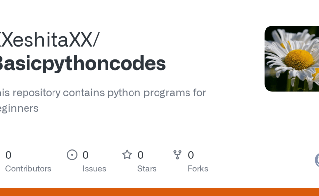 GitHub - XXeshitaXX/Basicpythoncodes: This Repository Contains Python ...