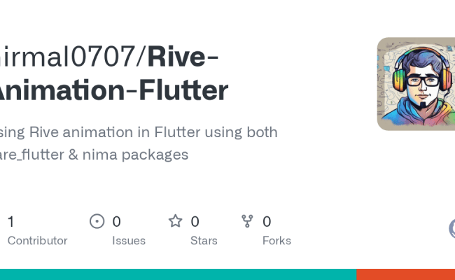 GitHub - Nirmal0707/Rive-Animation-Flutter: Using Rive Animation In ...