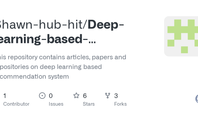 GitHub - Shawn-hub-hit/Deep-learning-based-recommendation-system: This ...