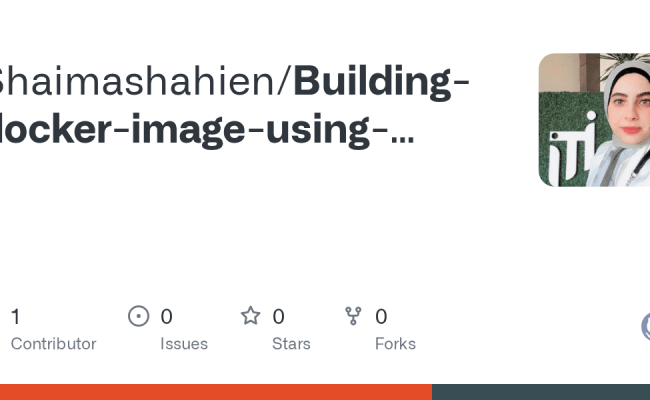 GitHub - Shaimashahien/Building-docker-image-using-GitLab