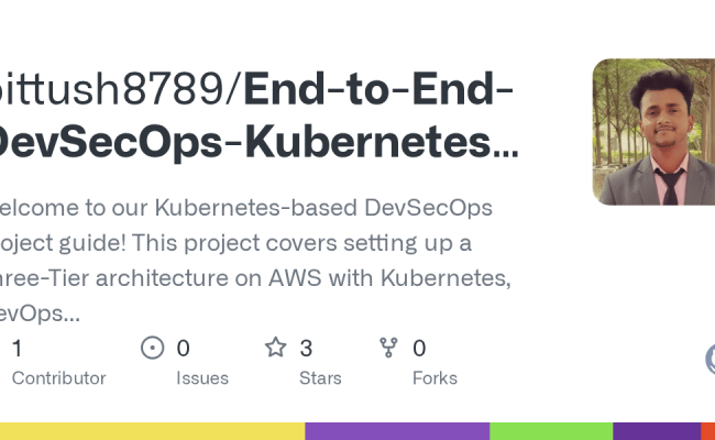 GitHub - Bittush8789/End-to-End-DevSecOps-Kubernetes-Three-Tier-Project ...