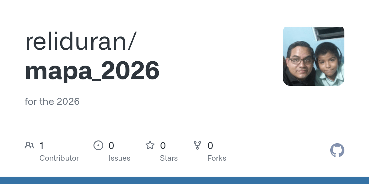 Github Reliduran Mapa 2026 For The 2026 2026.
