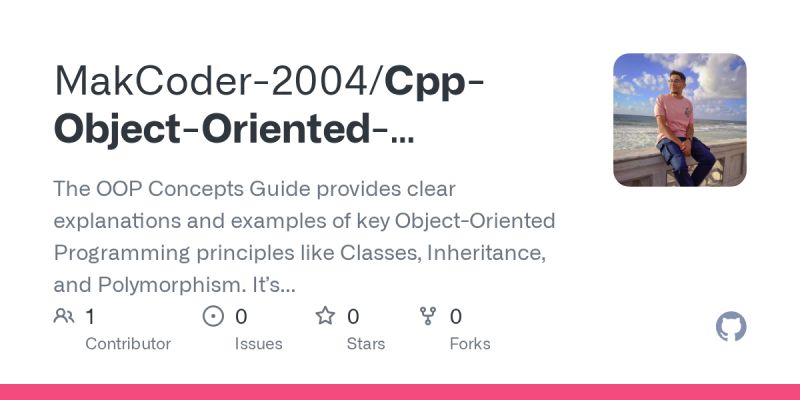 Github Vkmatrix Object Oriented Programming Cpp - Premium Mobile Nature Patterns | Free Download