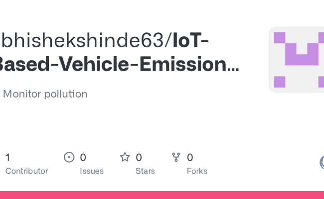 GitHub - Abhishekshinde63/IoT-Based-Vehicle-Emission-Monitoring-System: To Monitor Pollution