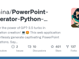 Otahina Powerpoint Generator Python Project Discussions Github