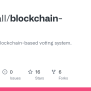 GitHub - Jonahkall/blockchain-voting: A Distributed Blockchain-based ...