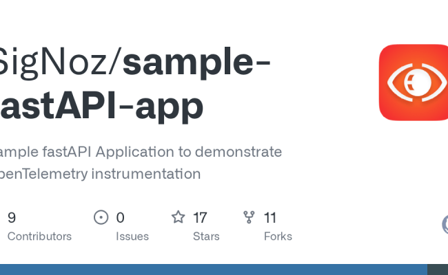GitHub - SigNoz/sample-fastAPI-app: Sample FastAPI Application To ...