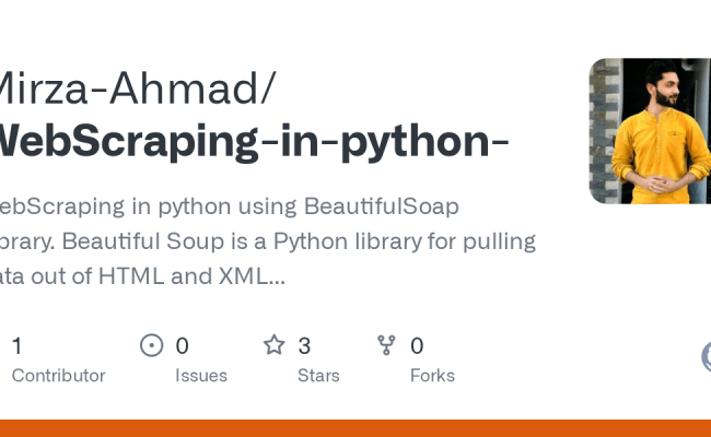 GitHub - Mirza-Ahmad/WebScraping-in-python-: WebScraping In Python ...