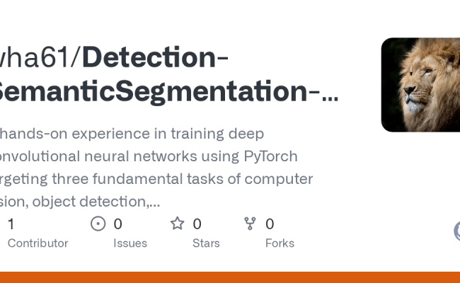 GitHub - Wha61/Detection-SemanticSegmentation-InstanceSegmentation: A ...