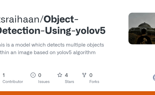GitHub - Itsraihaan/Object-Detection-Using-yolov5: This Is A Model ...
