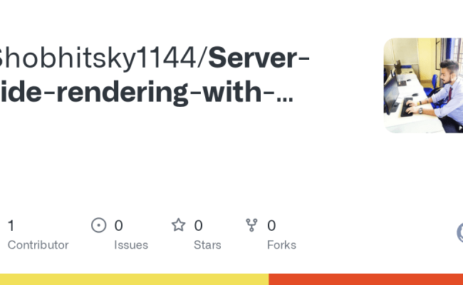 GitHub - Shobhitsky1144/Server-side-rendering-with-Reactjs