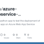 GitHub - Mia-zhu/azure-webappservice-pythonstart: Usethe Simple Python ...