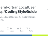 Github Modernfortranlocalusergroup Codingstyleguide This Is Our