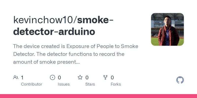 Github Kevinchow10 Smoke Detector Arduino The Device Created Is - Beautiful Minimal Texture - High Resolution