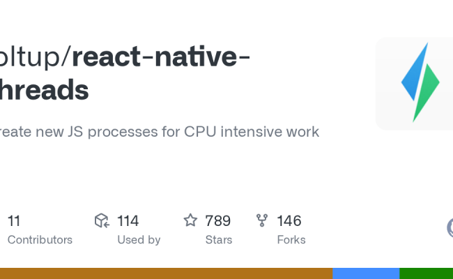 GitHub - Joltup/react-native-threads: Create New JS Processes For CPU ...