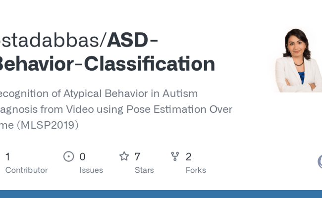 GitHub - Ostadabbas/ASD-Behavior-Classification: Recognition Of ...