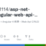 GitHub - Johnwu1114/asp-net-core-angular-web-api-crud: ASP.NET Core ...
