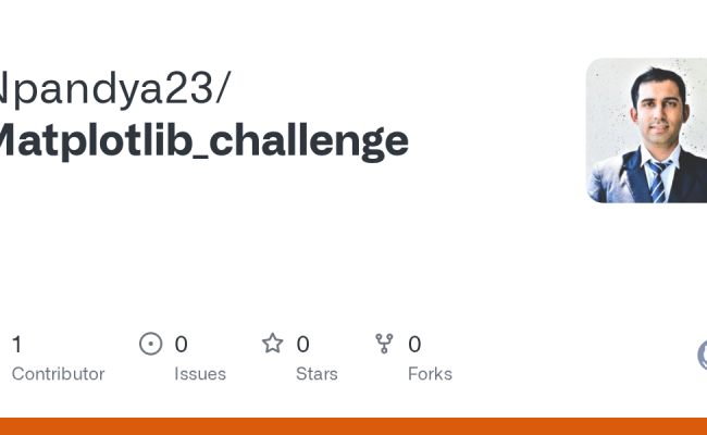 GitHub - Npandya23/Matplotlib_challenge
