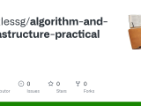 Github Rocklessg Algorithm And Datastructure Practical