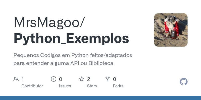 Github Andinnho Exemplos B Sico Python Exerc Cios B Sicos Em Python - Premium Space Background Gallery - Ultra HD