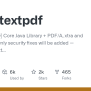 GitHub - Itext/itextpdf: [DEPRECATED] Core Java Library + PDF/A, Xtra ...