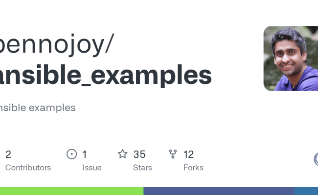 GitHub - Bennojoy/ansible_examples: Ansible Examples
