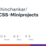 GitHub - Kavya-chinchankar/HTML-CSS-Miniprojects
