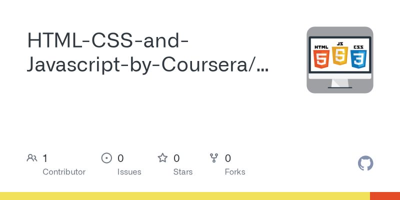 Github Sakshi Cmd Module 4 Assignment Coursera Course Html Css - Premium Colorful Art - High Resolution