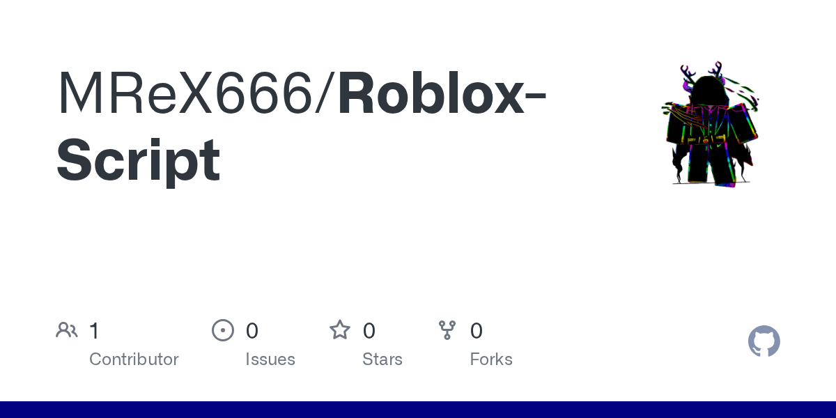 GitHub MReX666 Roblox Script Roblox Script