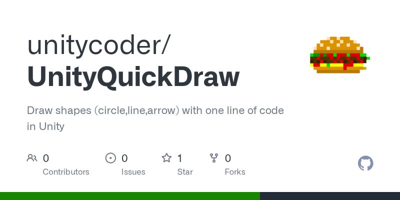 Github Unitycoder Unityquickdraw Draw Shapes Circle Line Arrow With One Line Of Code In Unity - Ultra HD Nature Illustration - 4K