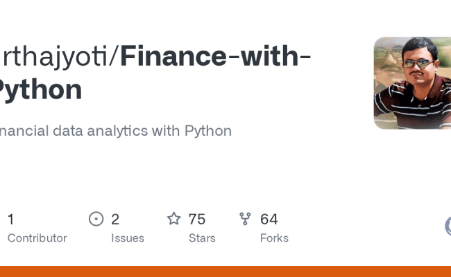 GitHub - Tirthajyoti/Finance-with-Python: Financial Data Analytics With ...