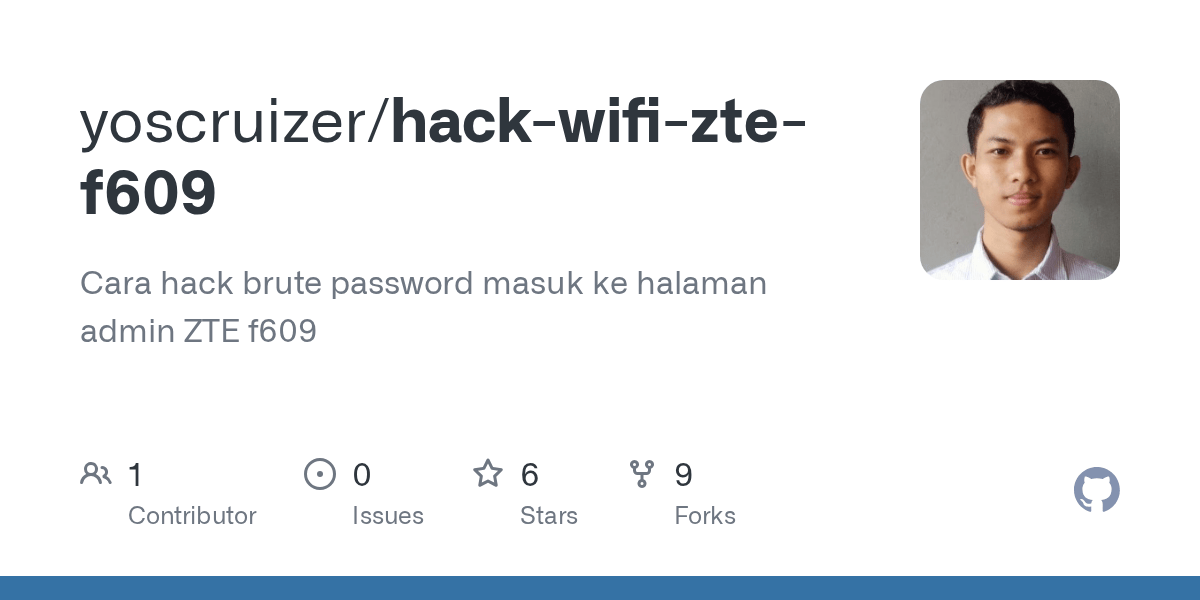 Admin Zte F609 : Github Yoscruizer Hack Wifi Zte F609 Cara Hack Brute Password Masuk Ke Halaman Admin Zte F609