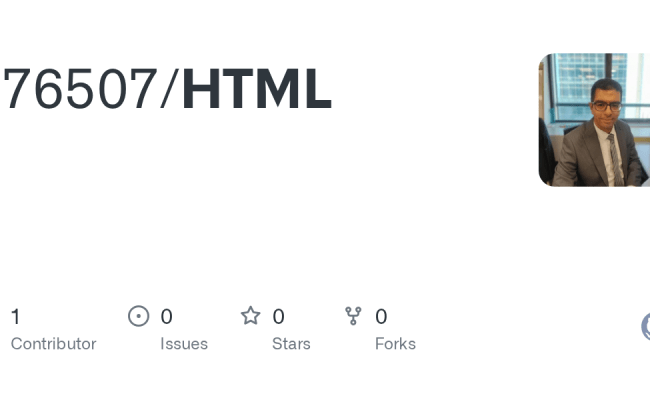 GitHub - 176507/HTML