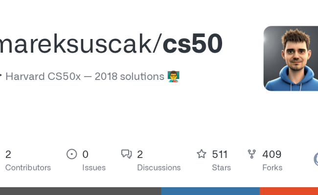 GitHub - Mareksuscak/cs50: 🎓 Harvard CS50x — 2018 Solutions 👨‍🏫