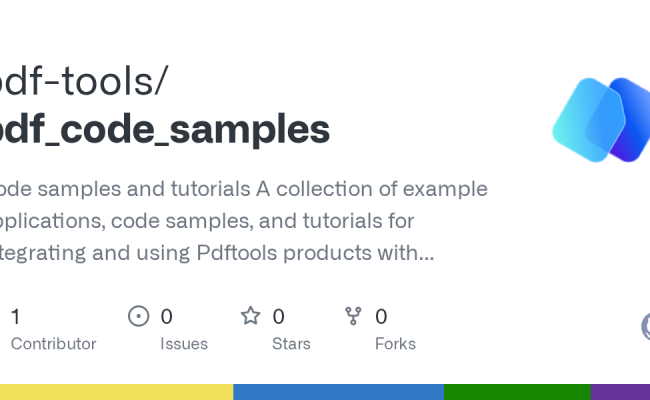 GitHub - Pdf-tools/pdf_code_samples: Code Samples And Tutorials A ...