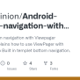 GitHub - Coderminion/Android-Bottom-navigation-with-Viewpager-Fragments ...