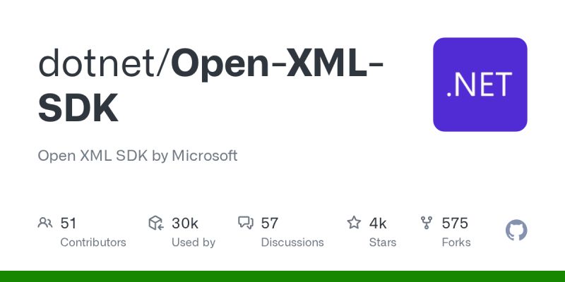 dotnet Open-XML-SDK · Discussions · GitHub