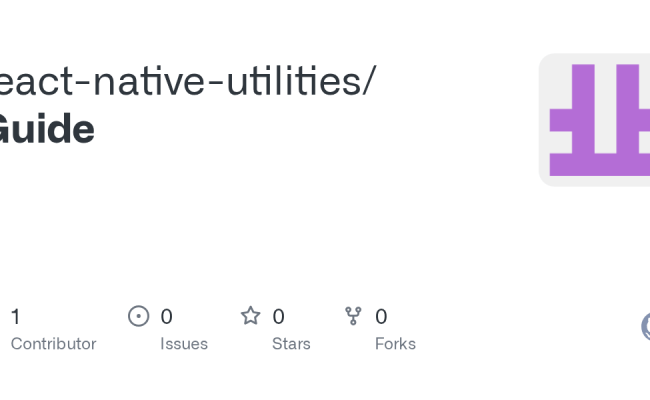GitHub - React-native-utilities/Guide