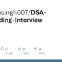 GitHub - Nandansingh007/DSA-For-Coding-Interview