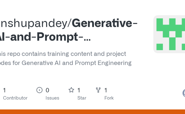 GitHub - Anshupandey/Generative-AI-and-Prompt-Engineering: This Repo ...