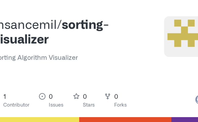 GitHub - Ihsancemil/sorting-visualizer: Sorting Algorithm Visualizer