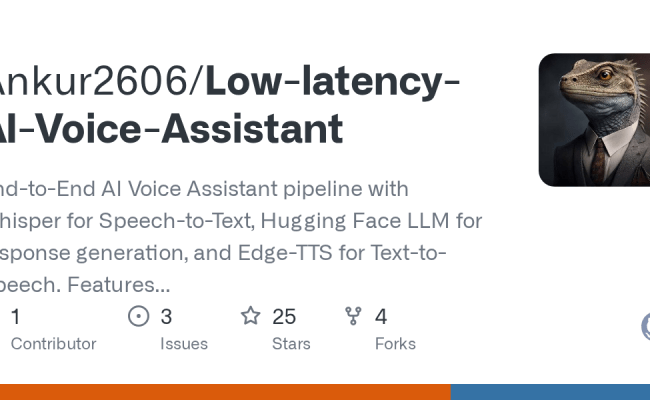 GitHub - Ankur2606/Low-latency-AI-Voice-Assistant: End-to-End AI Voice ...