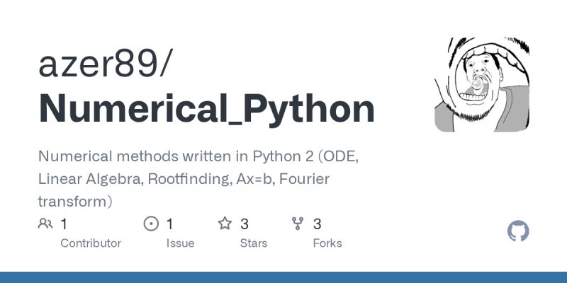Github Azer89 Numerical Python Numerical Methods Written In Python 2 - Landscape Pattern Collection - 8K Quality