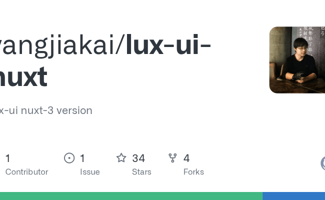GitHub - Yangjiakai/lux-ui-nuxt: Lux-ui Nuxt-3 Version