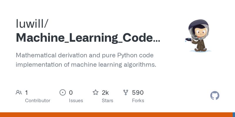 Github Aitude Ml Ipynb Machine Learning Algorithms Implementation - Best Landscape Images in Full HD