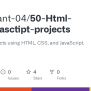 GitHub - Shreekant-04/50-Html-Css-JavaScript-mini-projects