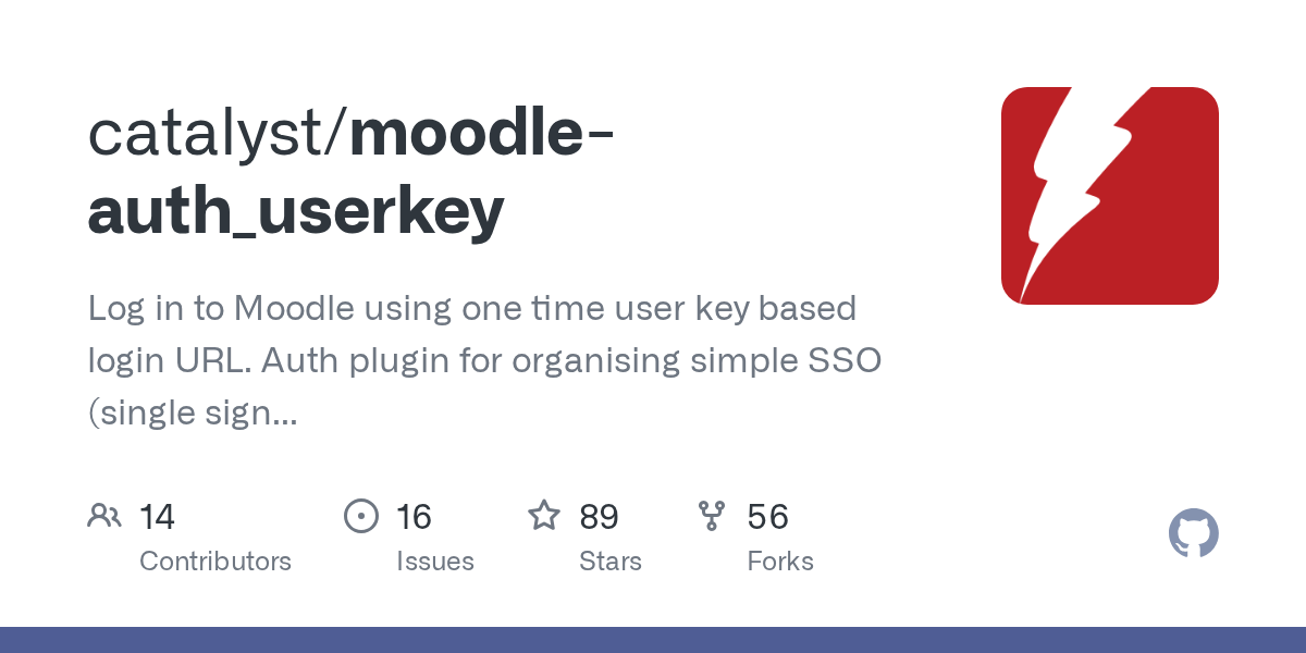 Try moodlecloud free for 45 days. Github Catalyst Moodle Auth Userkey Log In To Moodle Using One Time User Key Based Login Url Auth Plugin For Organising Simple Sso Single Sign On Between Moodle And Your External Web Application