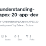 GitHub - Apress/understanding-oracle-apex-20-app-dev: Source Code For ...